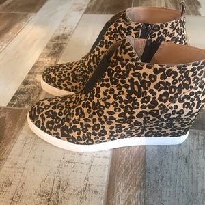 Linea Paolo Felicia III Calf Hair Wedge Sneaker